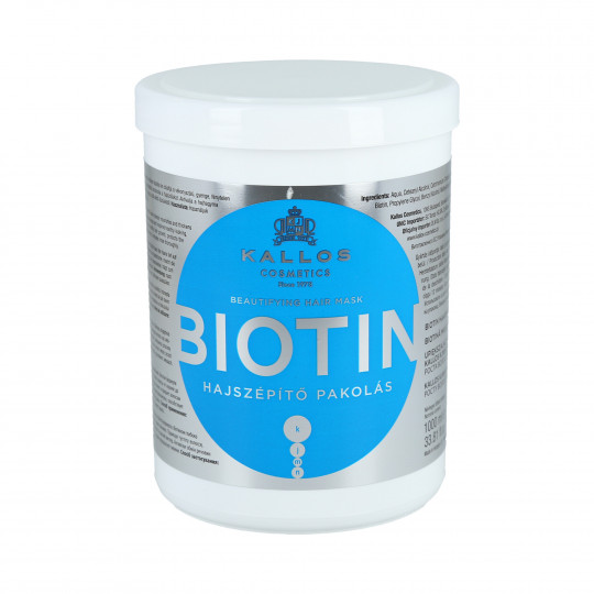 KALLOS KJMN Biotin Verstärkende Haarmaske mit Biotin 1000ml