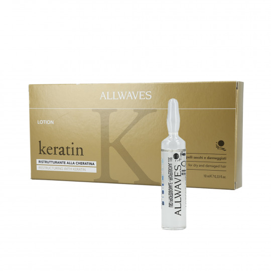 ALLWAVES PROFESSIONNELLE Restructuring Hair Lotion with Keratin Kur 12x10 ml