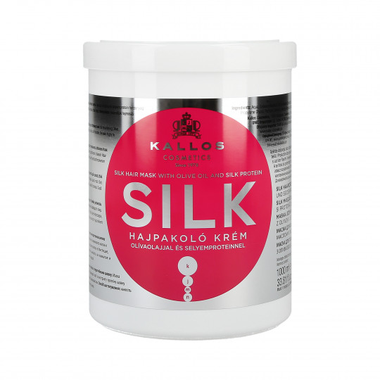 Kallos Silk Haarmaske für verblasstes Haar 1000 ml
